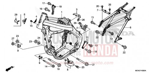 FRAME BODY CRF450RF de 2015